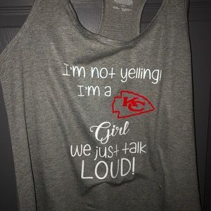 Kc chiefs girl tank!